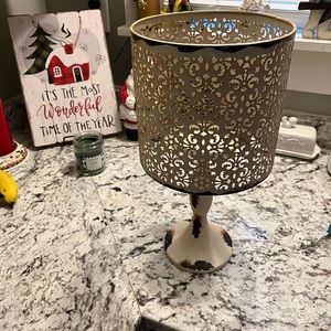 Candle holder lamp